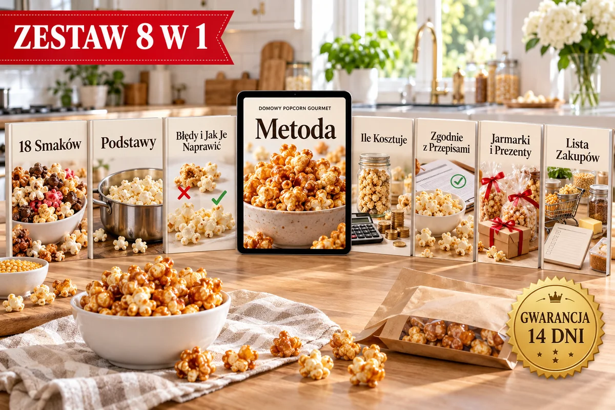 Domowy Popcorn Gourmet: 8 e-booków
